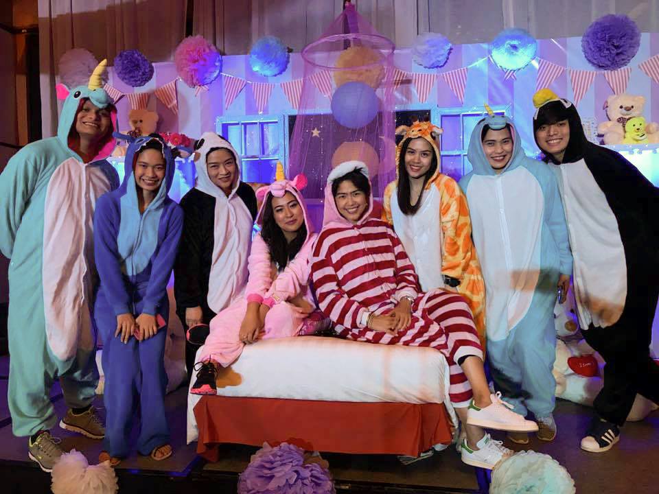 Pajama Party Wedding Party Attire